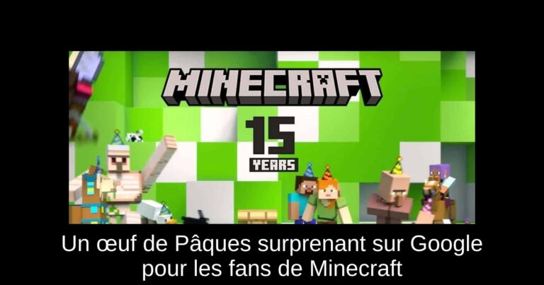 Un œuf de Pâques surprenant sur Google pour les fans de Minecraft