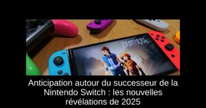 Anticipation autour du successeur de la Nintendo Switch : les nouvelles révélations de 2025
