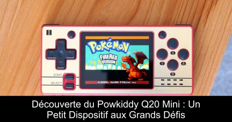 Découverte du Powkiddy Q20 Mini : Un Petit Dispositif aux Grands Défis