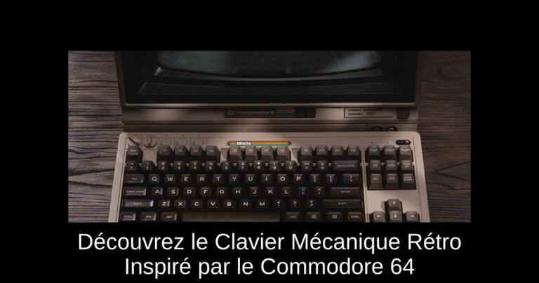Découvrez le Clavier Mécanique Rétro Inspiré par le Commodore 64