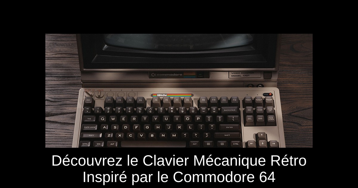 Découvrez le Clavier Mécanique Rétro Inspiré par le Commodore 64