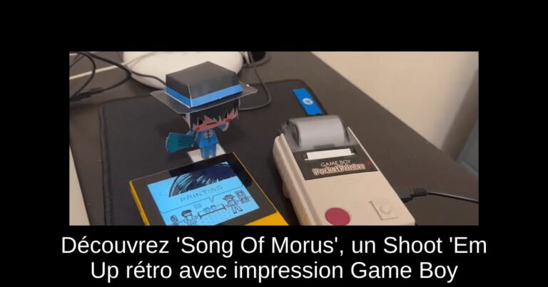 Découvrez 'Song Of Morus', un Shoot 'Em Up rétro avec impression Game Boy
