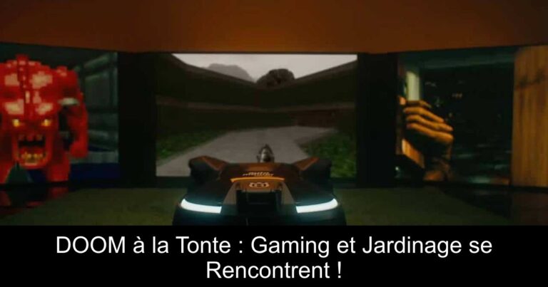 DOOM à la Tonte : Gaming et Jardinage se Rencontrent !