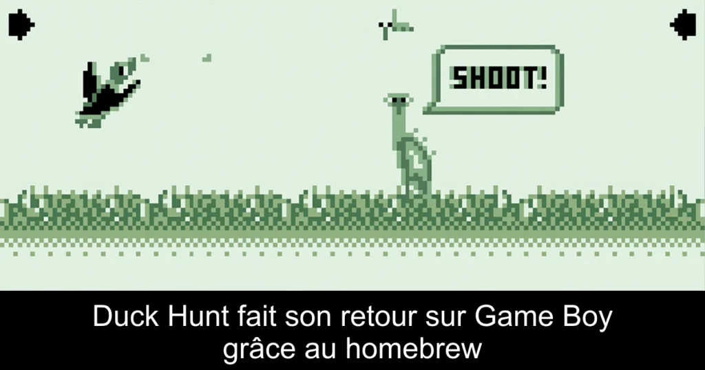 Duck Hunt fait son retour sur Game Boy grâce au homebrew