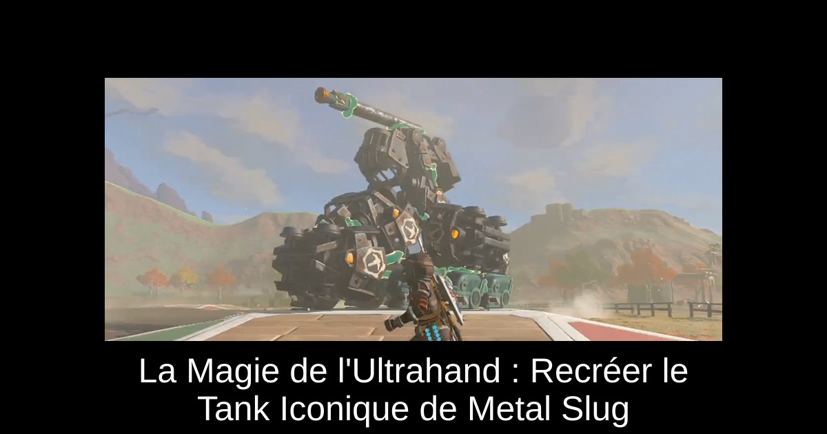 La Magie de l'Ultrahand : Recréer le Tank Iconique de Metal Slug