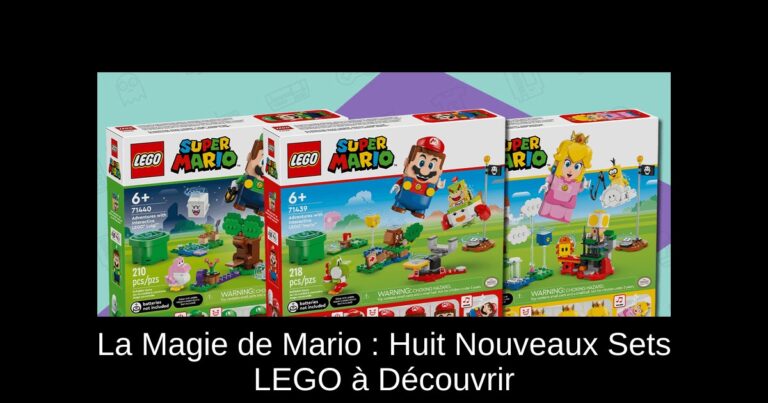 La Magie de Mario : Huit Nouveaux Sets LEGO à Découvrir