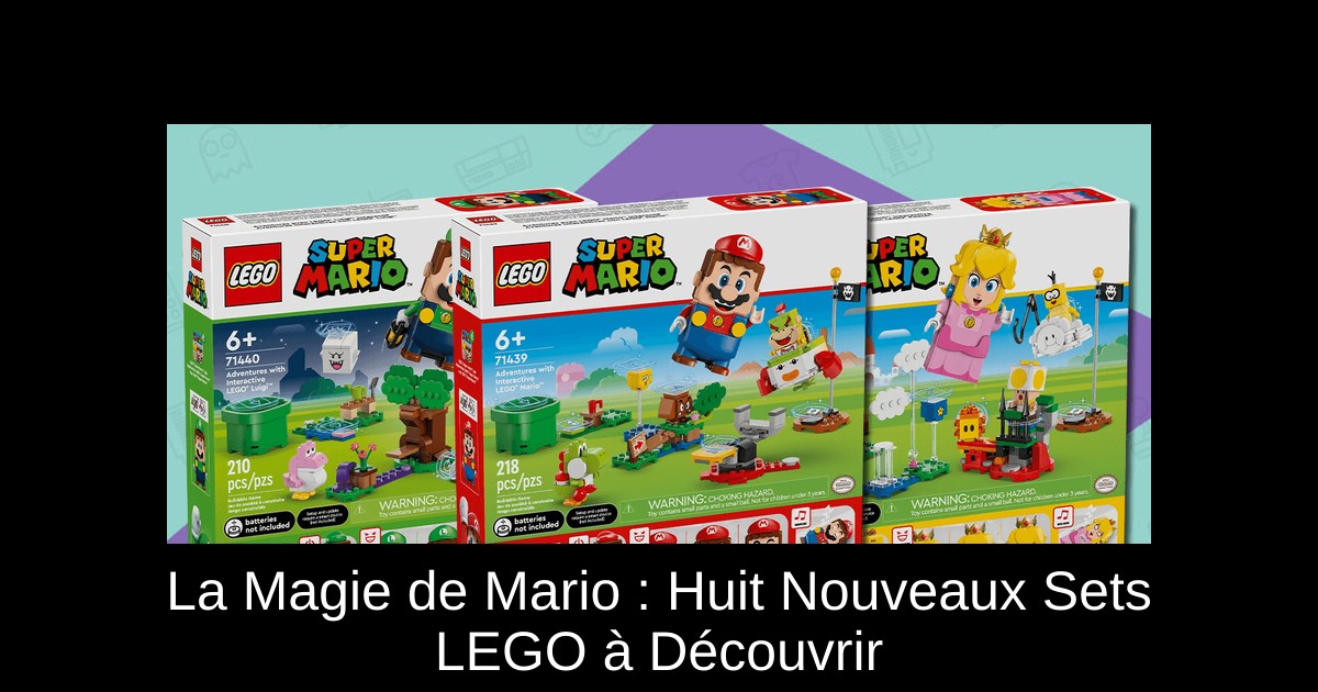 La Magie de Mario : Huit Nouveaux Sets LEGO à Découvrir