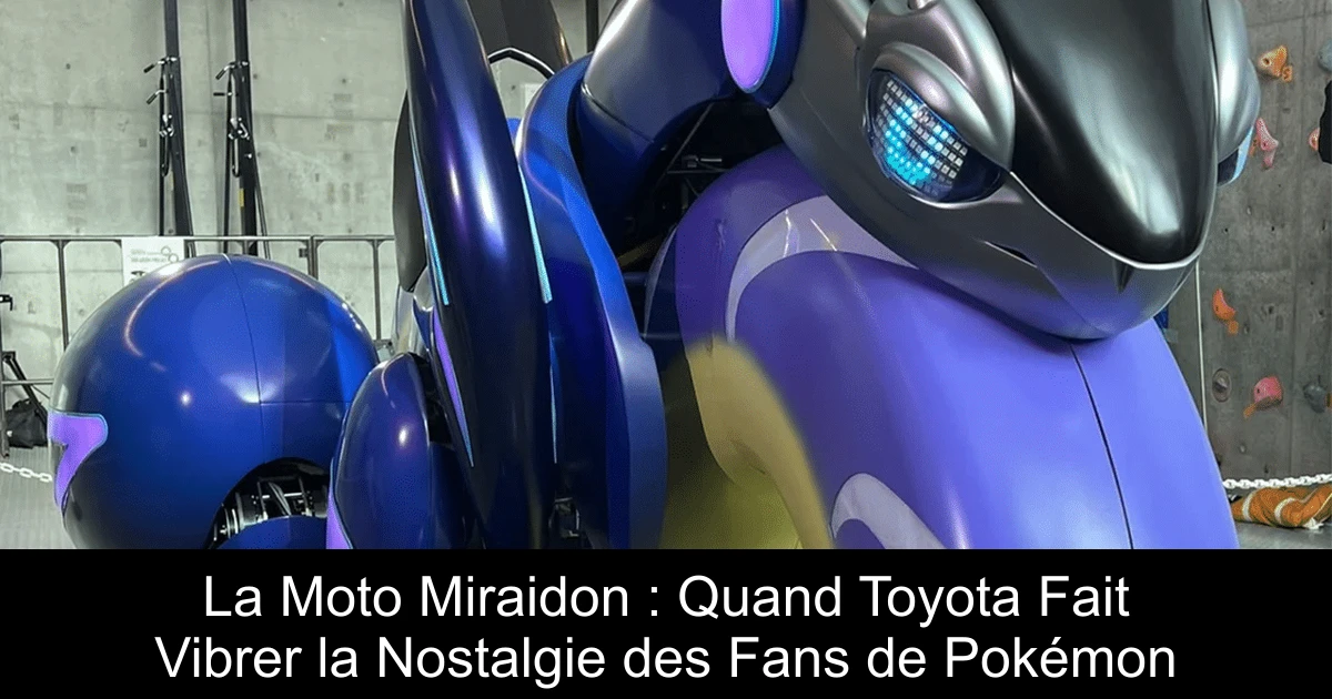 La Moto Miraidon : Quand Toyota Fait Vibrer la Nostalgie des Fans de Pokémon