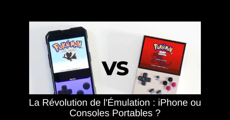 La Révolution de l'Émulation : iPhone ou Consoles Portables ?