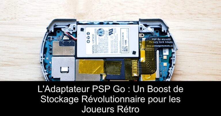 L'Adaptateur PSP Go : Un Boost de Stockage Révolutionnaire pour les Joueurs Rétro