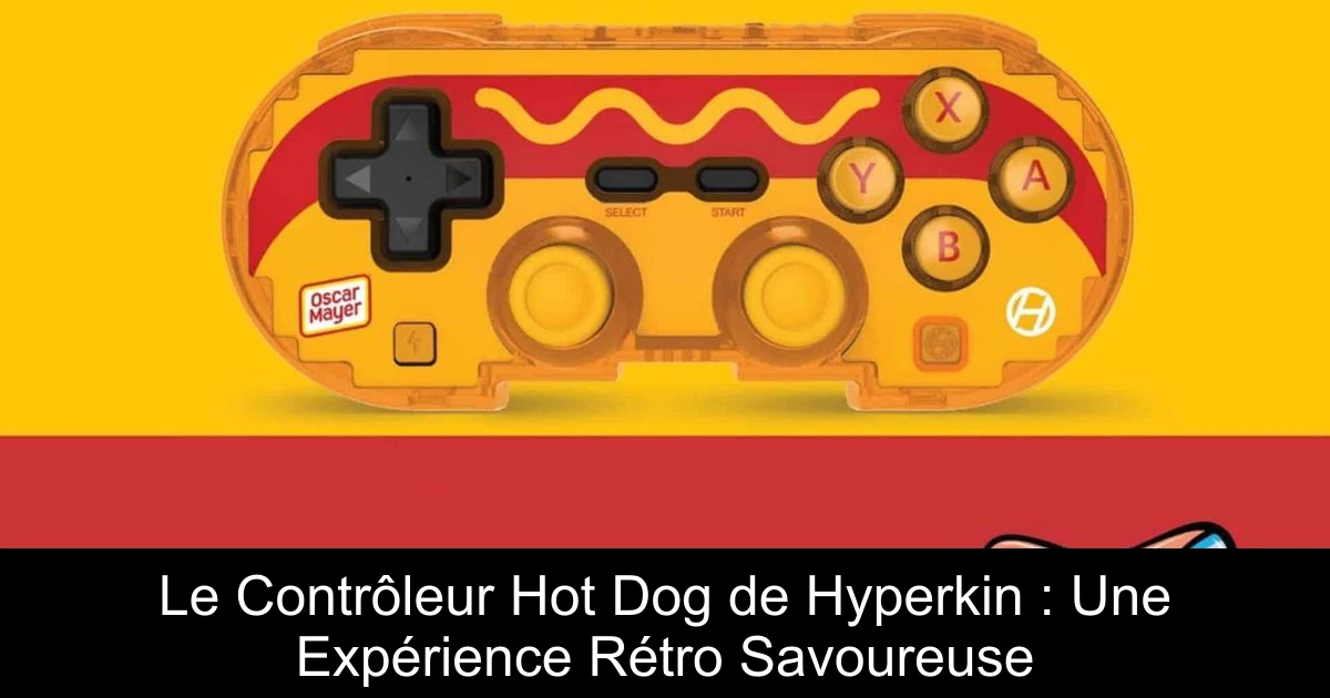 Le Contrôleur Hot Dog de Hyperkin : Une Expérience Rétro Savoureuse