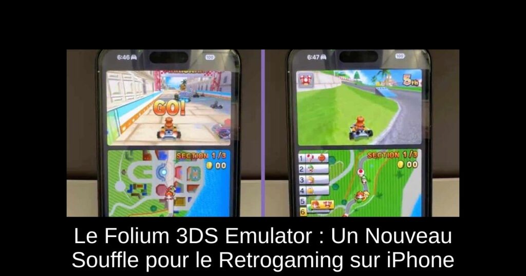 Le Folium 3DS Emulator : Un Nouveau Souffle pour le Retrogaming sur iPhone