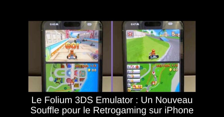 Le Folium 3DS Emulator : Un Nouveau Souffle pour le Retrogaming sur iPhone