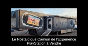 Le Nostalgique Camion de l'Expérience PlayStation à Vendre