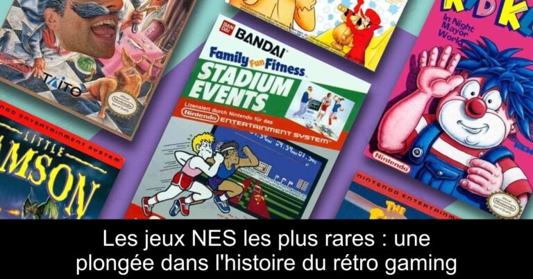 Les jeux NES les plus rares : une plongée dans l'histoire du rétro gaming