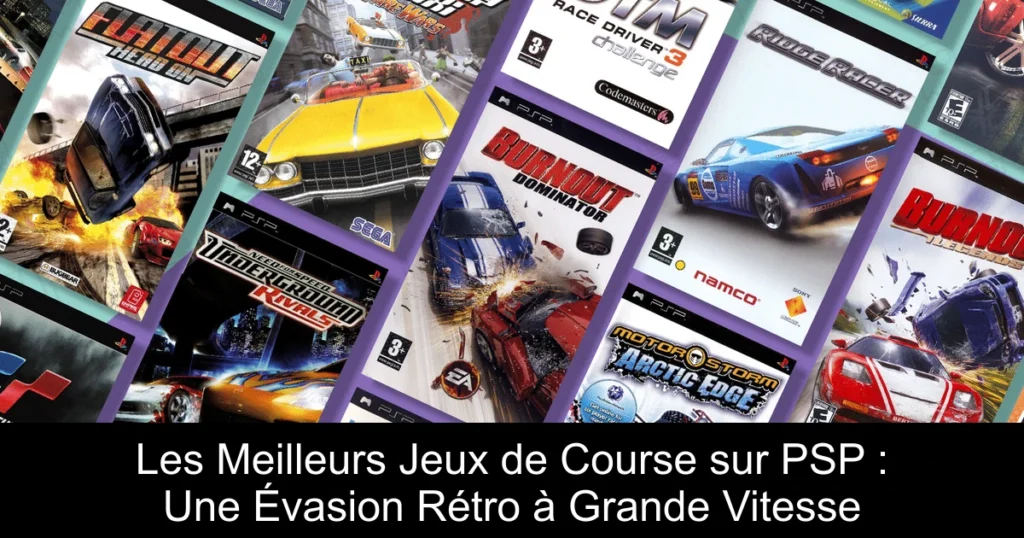 Les Meilleurs Jeux de Course sur PSP : Une Évasion Rétro à Grande Vitesse