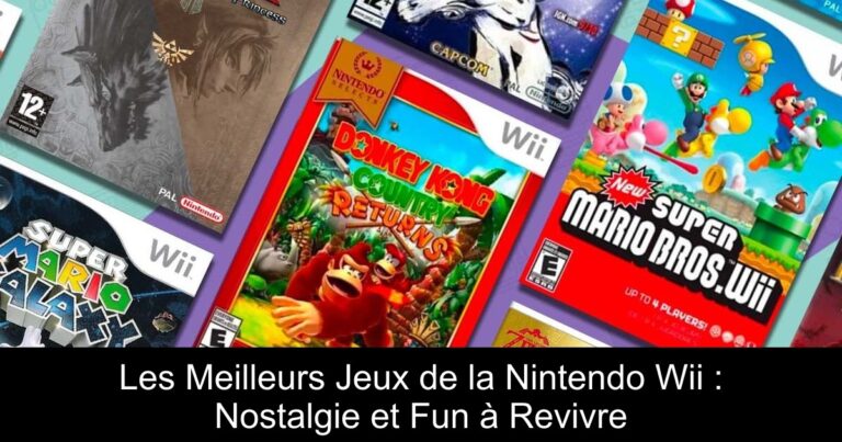 Les Meilleurs Jeux de la Nintendo Wii : Nostalgie et Fun à Revivre