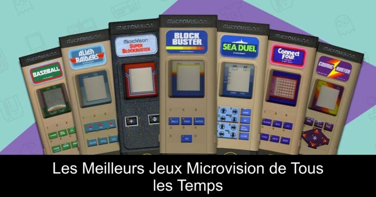Les Meilleurs Jeux Microvision de Tous les Temps