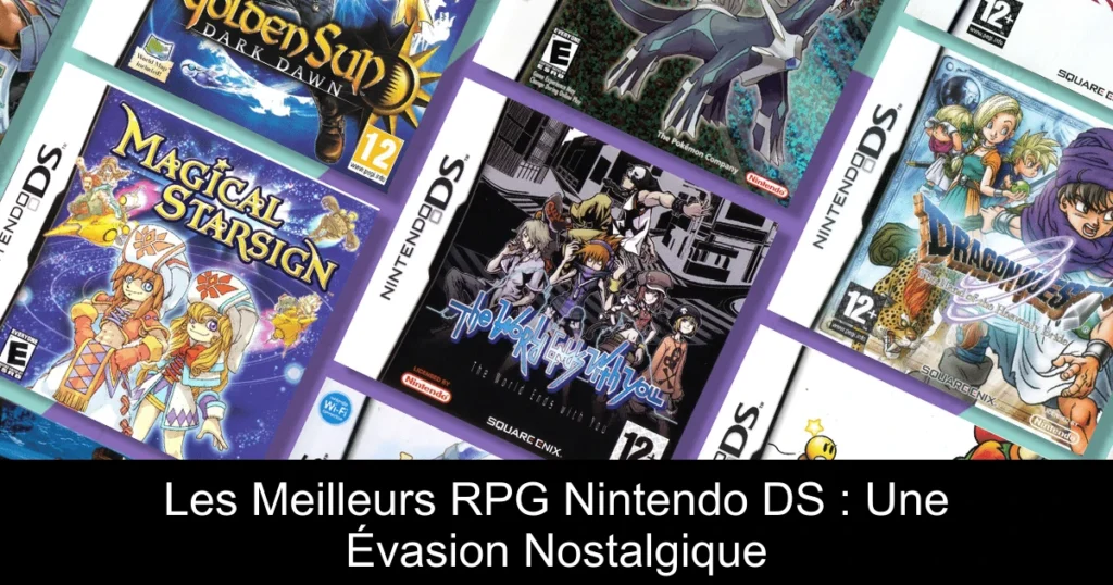 Les Meilleurs RPG Nintendo DS : Une Évasion Nostalgique