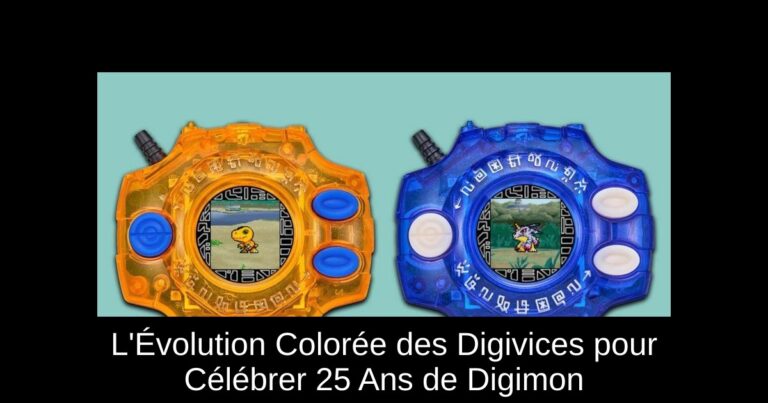 L'Évolution Colorée des Digivices pour Célébrer 25 Ans de Digimon