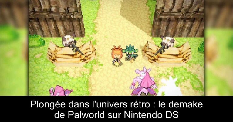 Plongée dans l'univers rétro : le demake de Palworld sur Nintendo DS