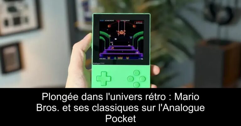 Plongée dans l'univers rétro : Mario Bros. et ses classiques sur l'Analogue Pocket