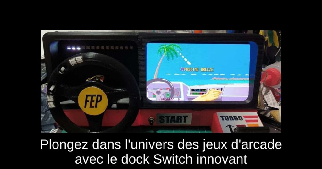 Plongez dans l'univers des jeux d'arcade avec le dock Switch innovant