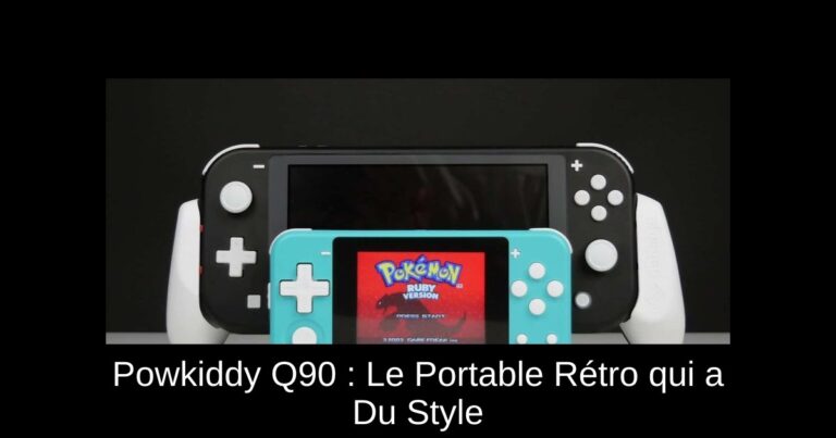 Powkiddy Q90 : Le Portable Rétro qui a Du Style