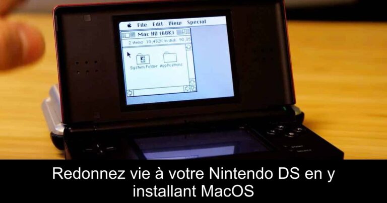 Redonnez vie à votre Nintendo DS en y installant MacOS