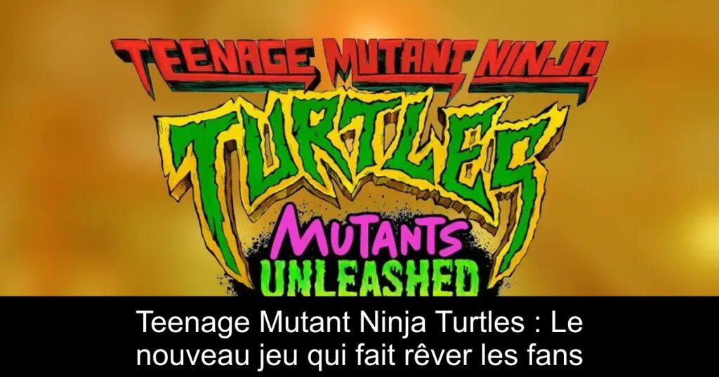 Teenage Mutant Ninja Turtles : Le nouveau jeu qui fait rêver les fans