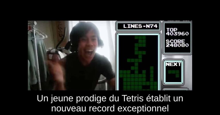 Un jeune prodige du Tetris établit un nouveau record exceptionnel