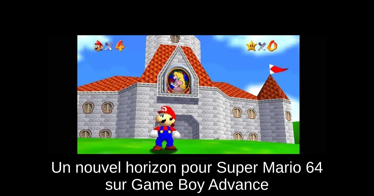 Un nouvel horizon pour Super Mario 64 sur Game Boy Advance