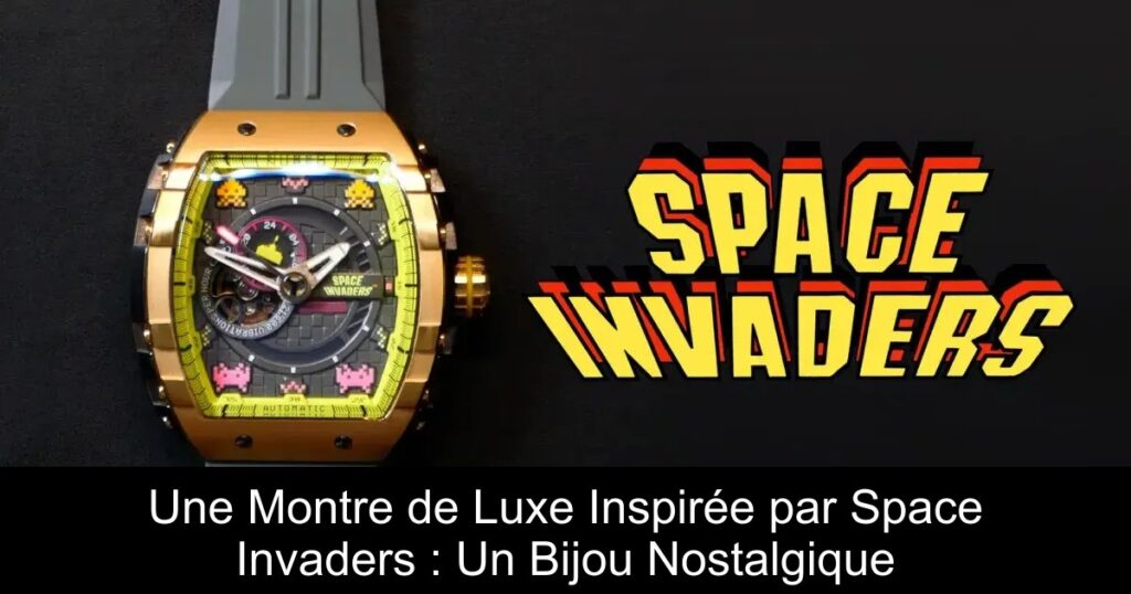 Une Montre de Luxe Inspirée par Space Invaders : Un Bijou Nostalgique