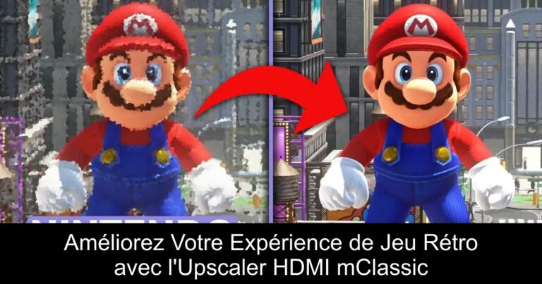 Améliorez Votre Expérience de Jeu Rétro avec l'Upscaler HDMI mClassic