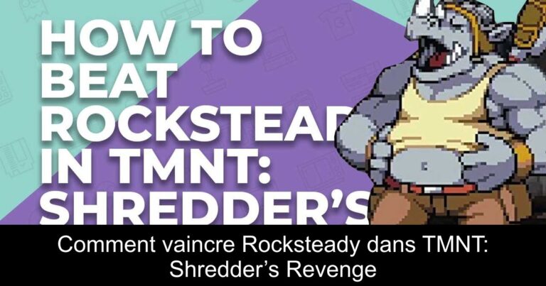 Comment vaincre Rocksteady dans TMNT: Shredder’s Revenge
