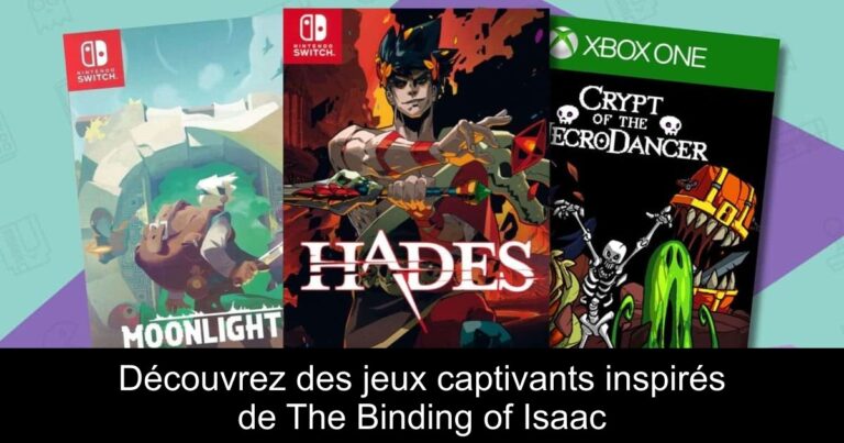 Découvrez des jeux captivants inspirés de The Binding of Isaac