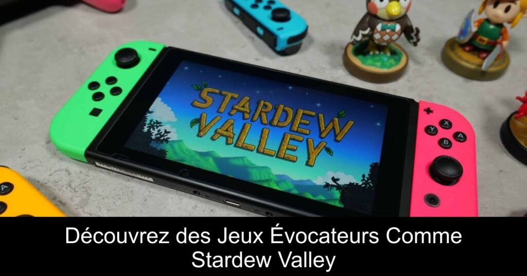 Découvrez des Jeux Évocateurs Comme Stardew Valley
