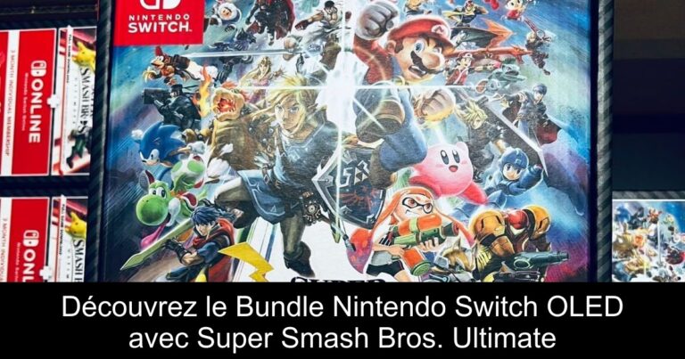 Découvrez le Bundle Nintendo Switch OLED avec Super Smash Bros. Ultimate