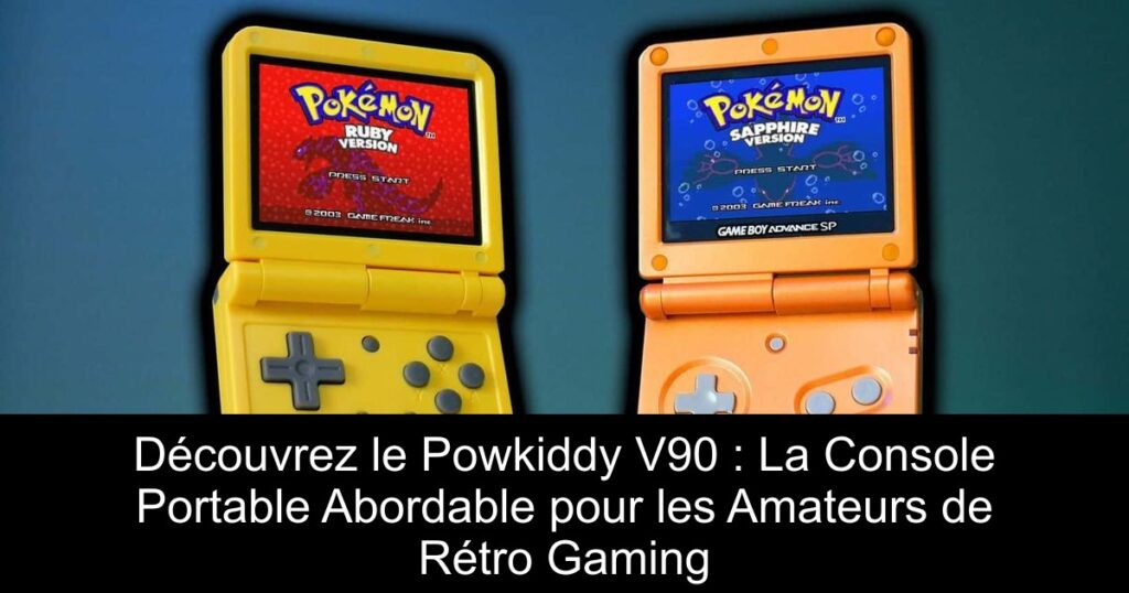 Découvrez le Powkiddy V90 : La Console Portable Abordable pour les Amateurs de Rétro Gaming