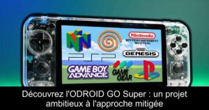 Découvrez l'ODROID GO Super : un projet ambitieux à l'approche mitigée