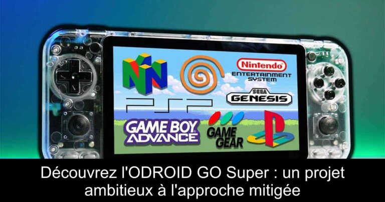 Découvrez l'ODROID GO Super : un projet ambitieux à l'approche mitigée