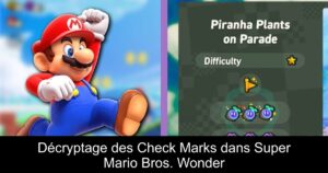 Décryptage des Check Marks dans Super Mario Bros. Wonder
