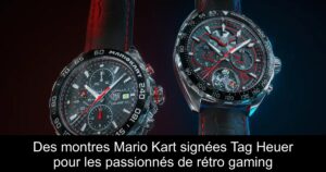 Des montres Mario Kart signées Tag Heuer pour les passionnés de rétro gaming