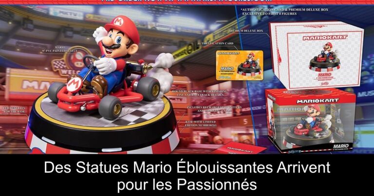 Des Statues Mario Éblouissantes Arrivent pour les Passionnés