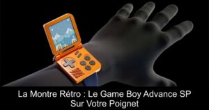 La Montre Rétro : Le Game Boy Advance SP Sur Votre Poignet
