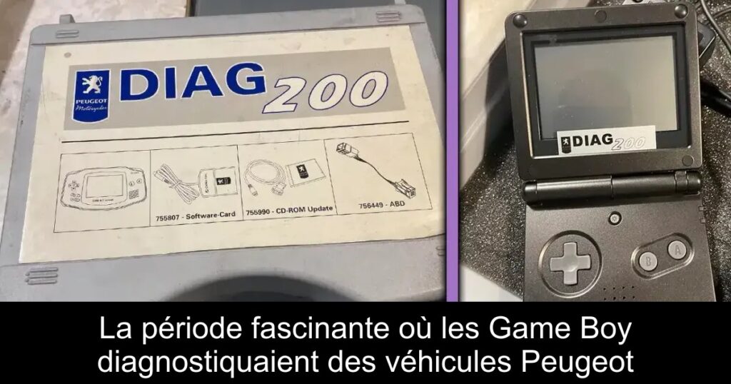 La période fascinante où les Game Boy diagnostiquaient des véhicules Peugeot