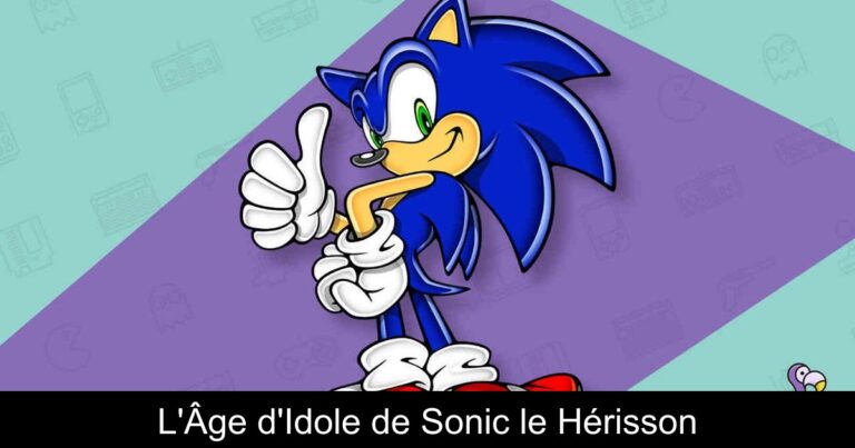 L'Âge d'Idole de Sonic le Hérisson