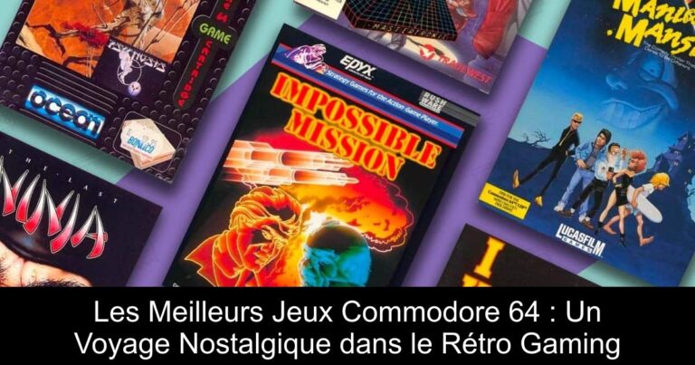 Les Meilleurs Jeux Commodore 64 : Un Voyage Nostalgique dans le Rétro Gaming