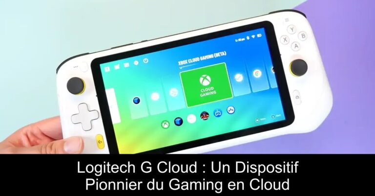Logitech G Cloud : Un Dispositif Pionnier du Gaming en Cloud