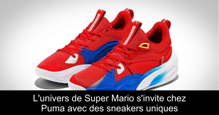 L'univers de Super Mario s'invite chez Puma avec des sneakers uniques